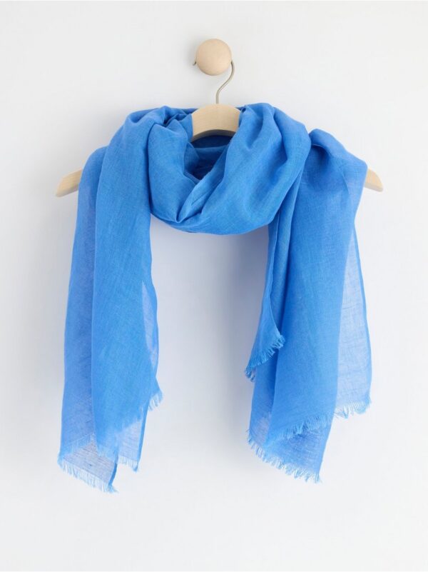 Linen blend scarf - 8605064-800