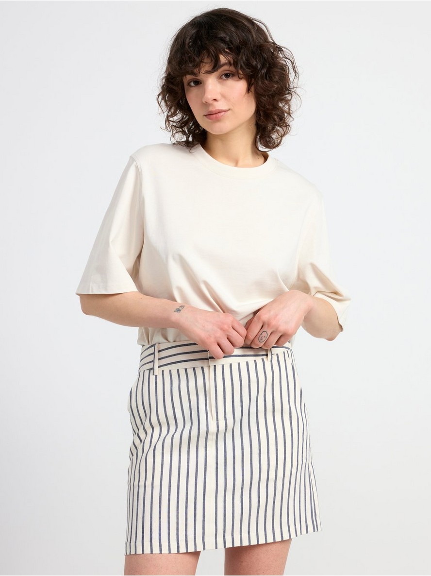 Suknja – Striped mini skirt