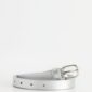 Belt with silver-coloured buckle - 8608324-10