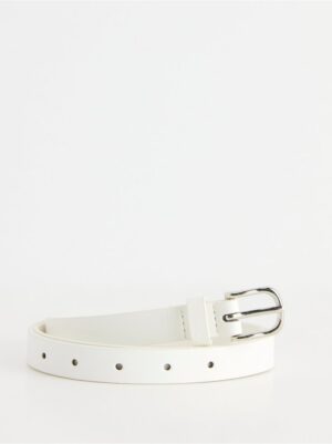 Belt with silver-coloured buckle - 8608324-70