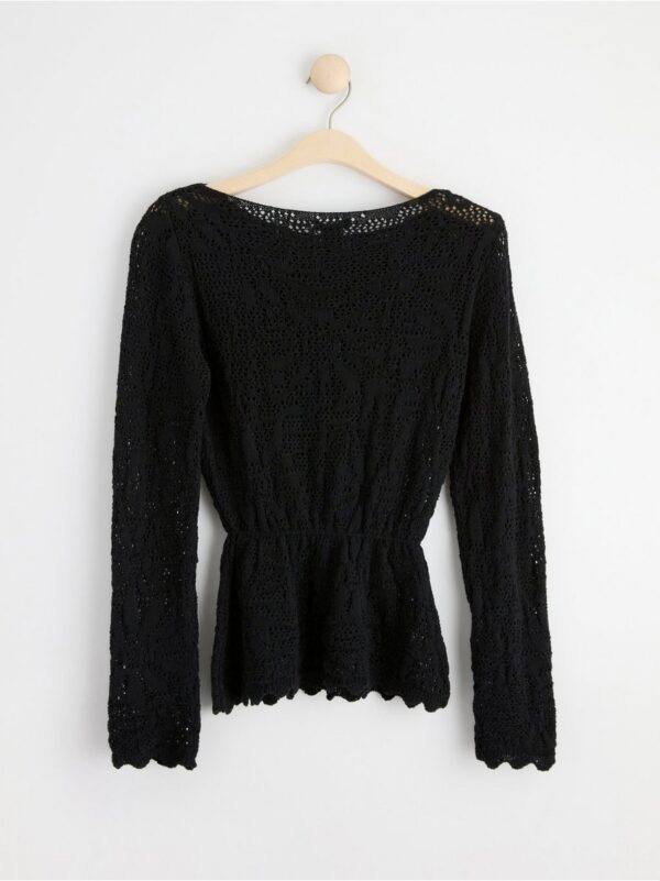 Long sleeve knitted top - 8614565-80