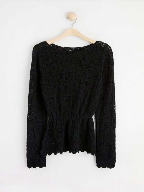 Long sleeve knitted top - 8614565-80