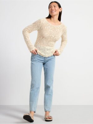 Long sleeve knitted top - 8614565-9609