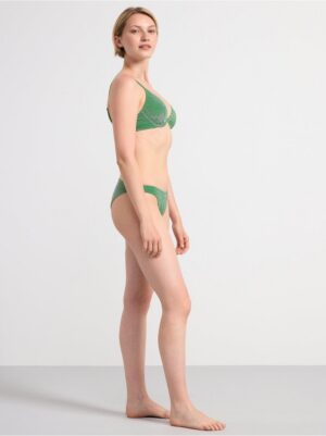 Regular waist brazilian bikini bottoms in lurex - 8489335-3918