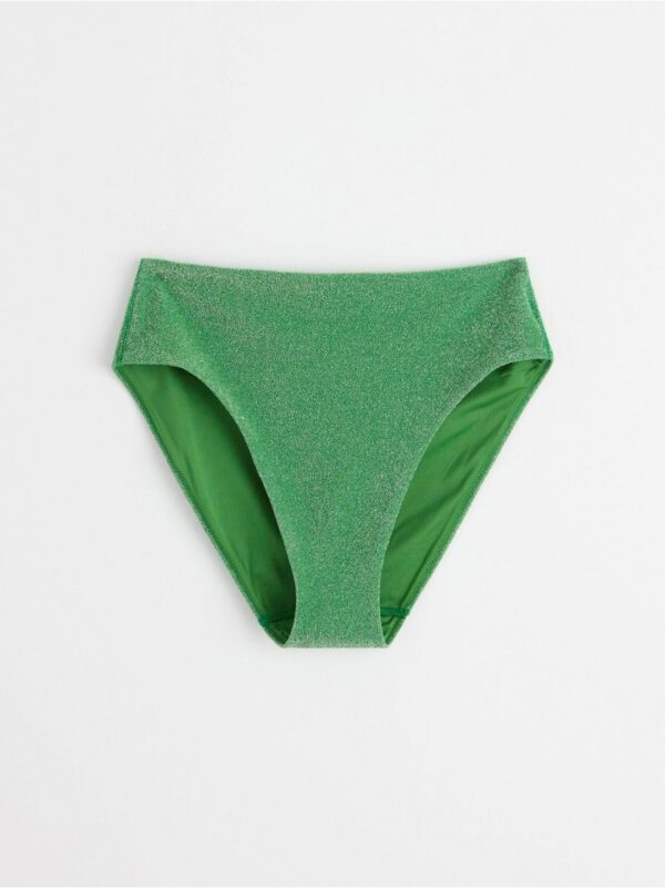 High waist bikini bottoms with lurex - 8489674-3918