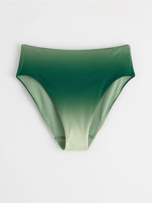 High waist bikini bottom with colour gradient - 8526324-8882