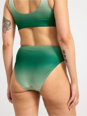 High waist bikini bottom with colour gradient - 8526324-8882