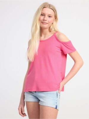 Loose fit top with bare shoulders - 8527356-9860