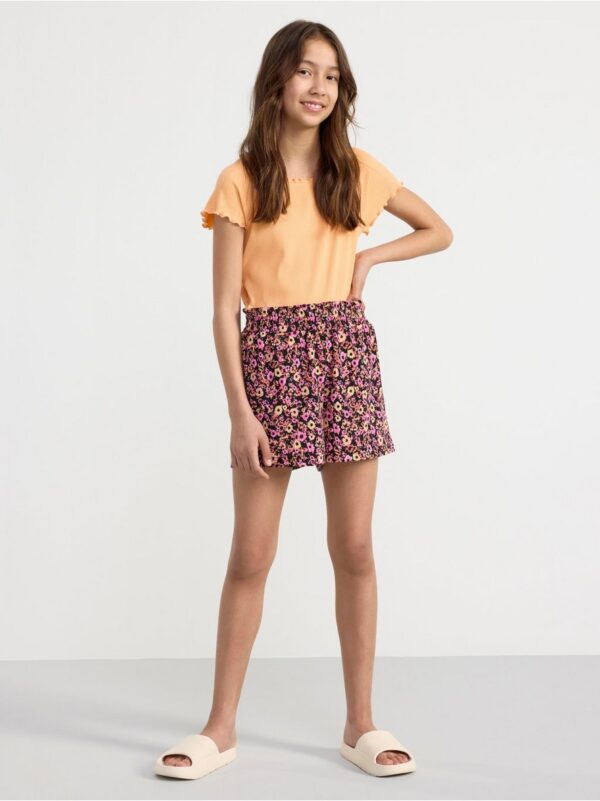Floral jersey shorts - 8534609-80