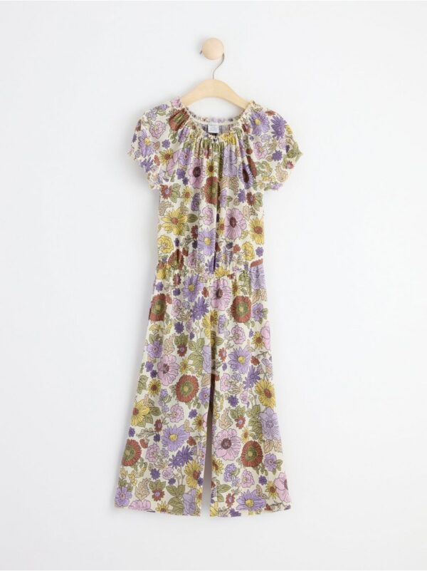 Jumpsuit with flowers - 8540059-6965