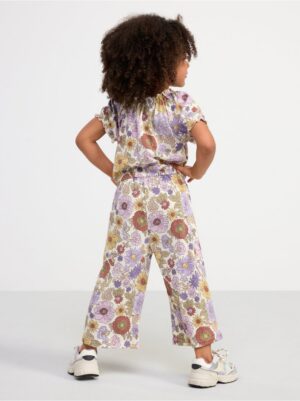 Jumpsuit with flowers - 8540059-6965