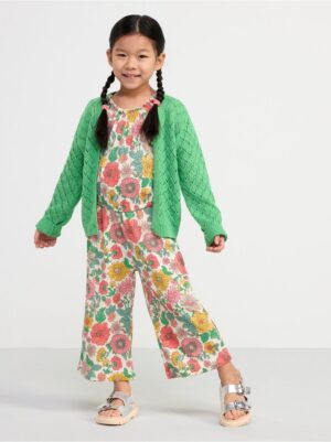Jumpsuit with flowers - 8540059-9398