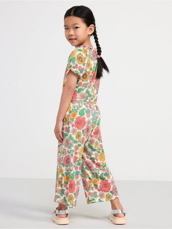 Jumpsuit with flowers - 8540059-9398