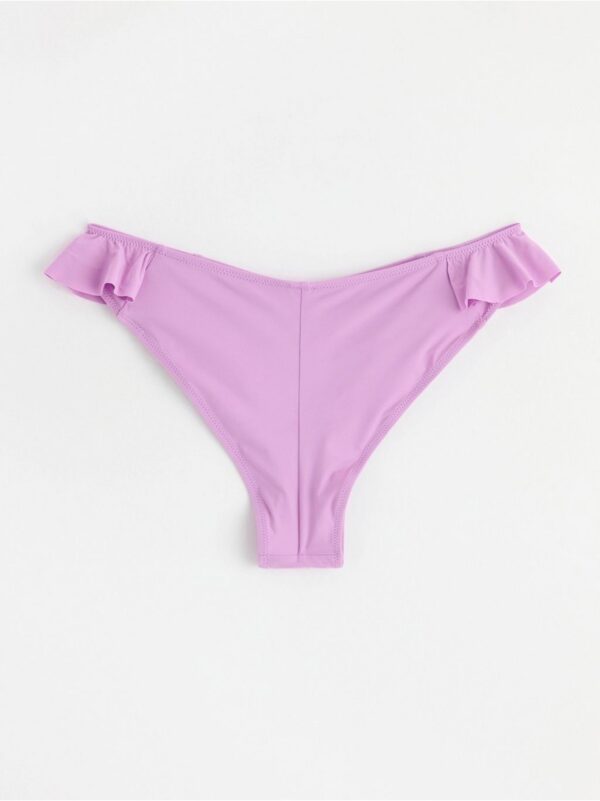 Brazilian bikini bottom with flounces - 8542595-7989
