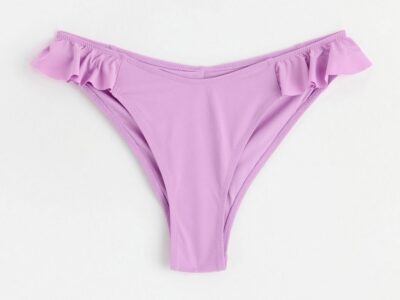 Brazilian bikini bottom with flounces - 8542595-7989