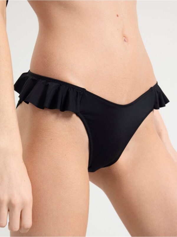 Brazilian bikini bottom with flounces - 8542595-80