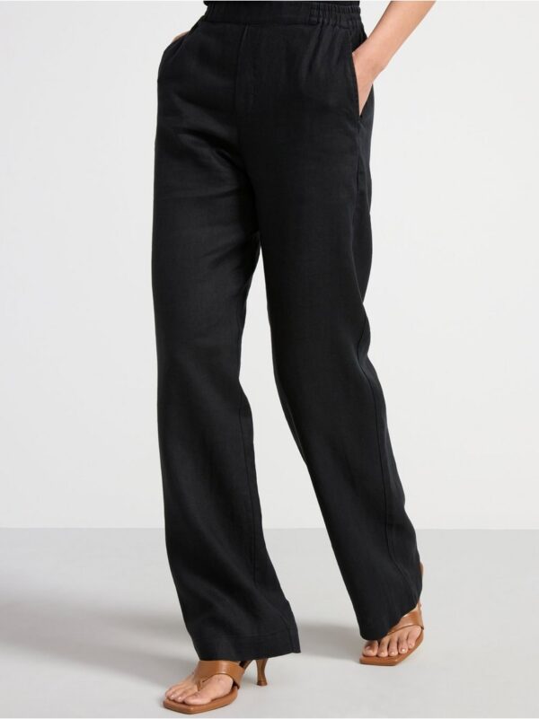 BELLA Straight linen trousers - 8543995-80