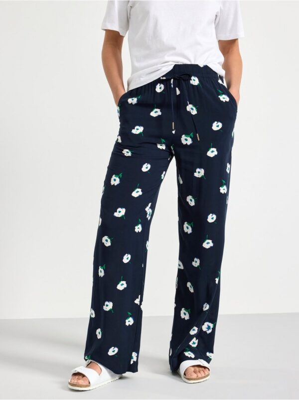 BELLA Straight patterned trousers - 8553920-2150