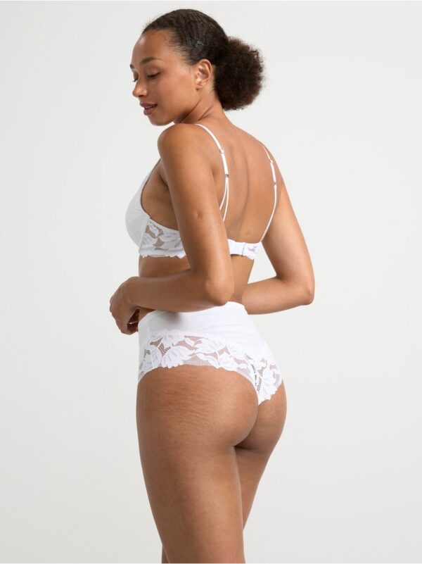 Brazilian briefs high waist with lace - 8555278-70