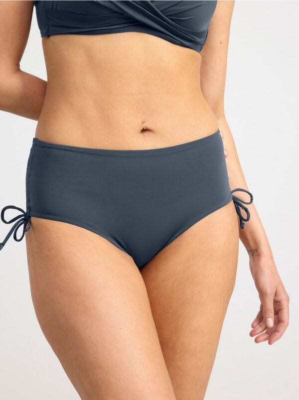 Midi waist bikini bottoms with tie details - 8573719-9941