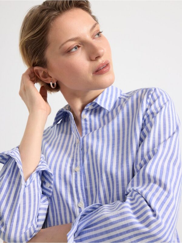 Striped cotton shirt - 8578848-9340
