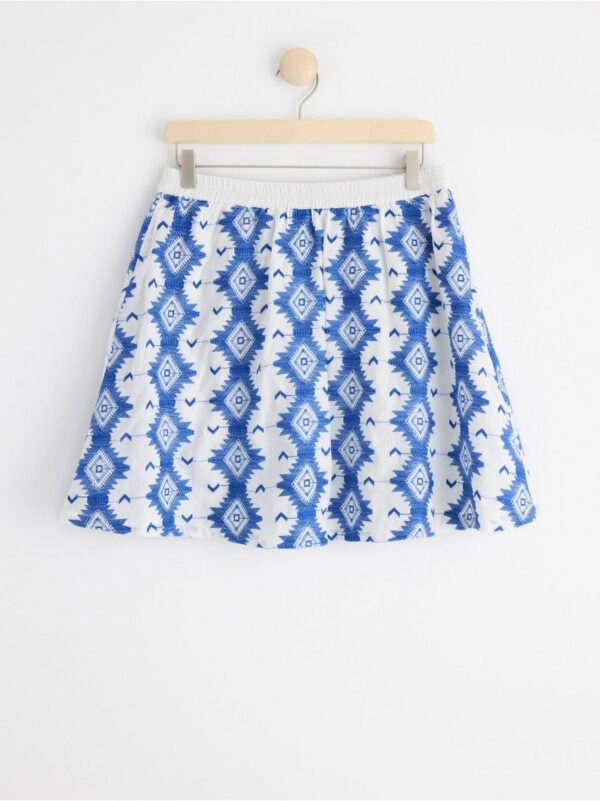 Skirt with embroidered pattern - 8579666-300