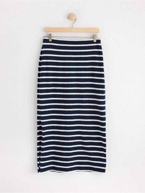 Striped fitted midi skirt - 8582749-2150