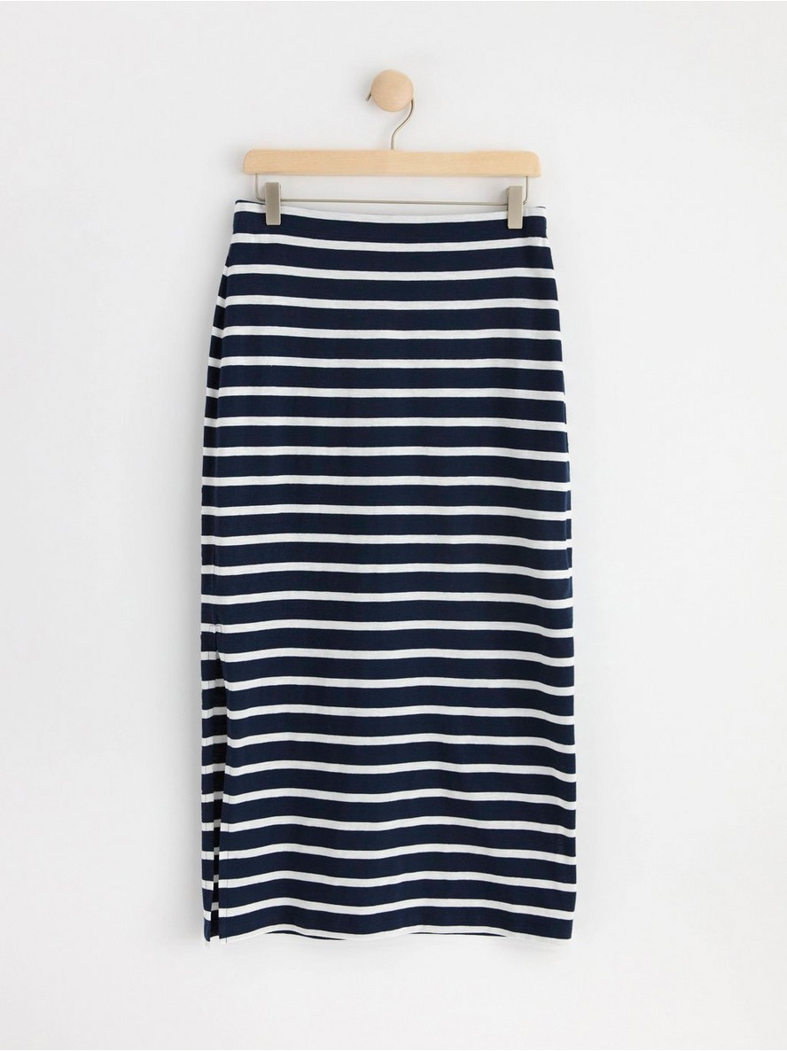 Suknja – Striped fitted midi skirt