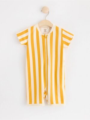 Pyjama romper with stripes - 8587789-8557