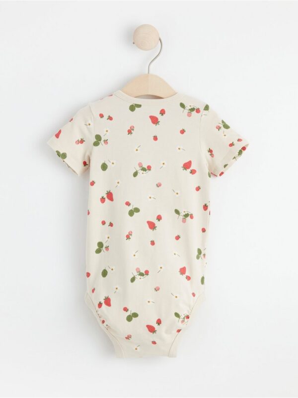 Short sleeve bodysuit with strawberries - 8587871-1230