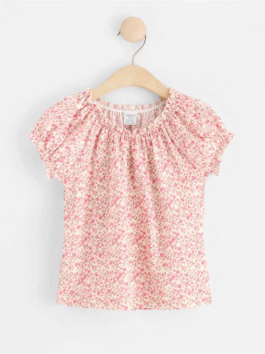 Majica – Short sleeve top with flowers