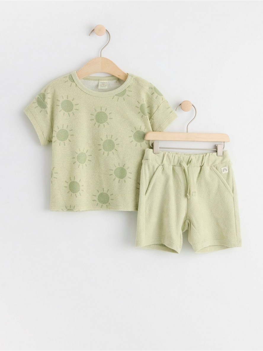 Set garderoba – Terry set with top and shorts