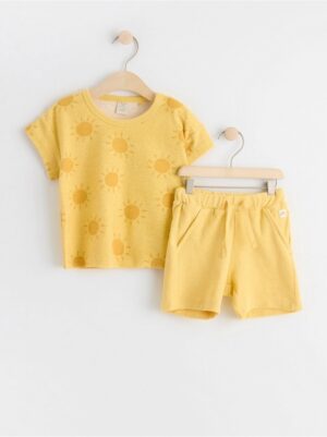 Terry set with top and shorts - 8591987-9694