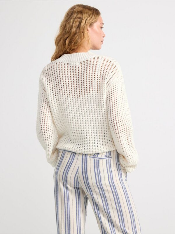 Hole knitted jumper - 8591998-7488