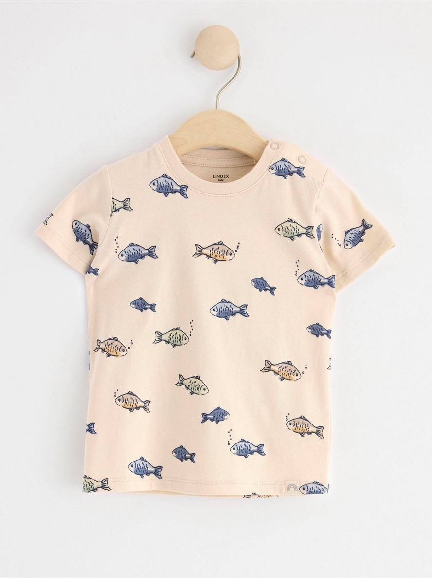 Majica – Short sleeve top with fish