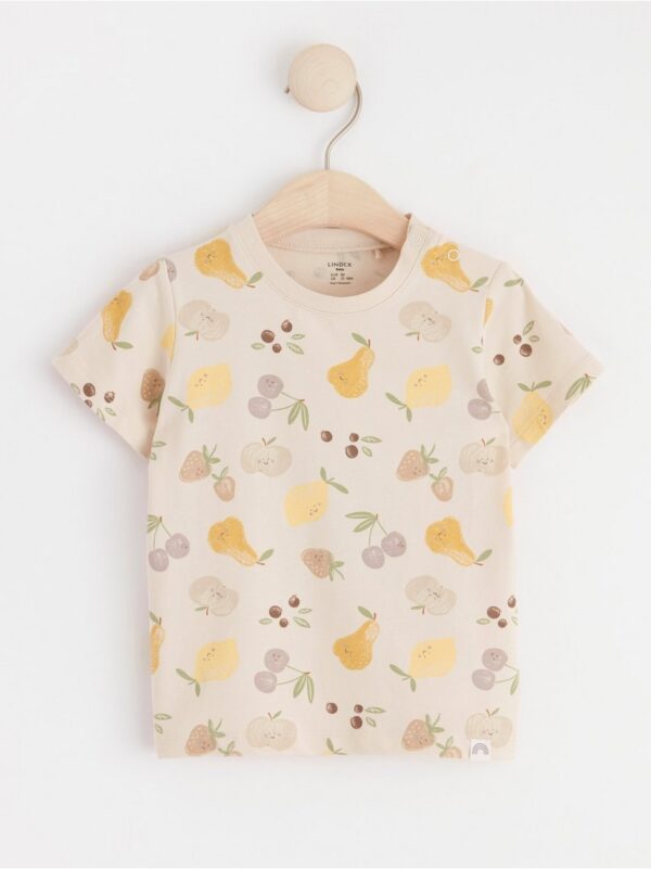 Short sleeve top with fruits - 8594345-1230