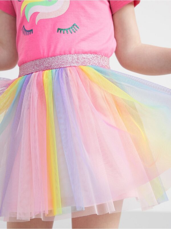 Rainbow tulle skirt - 8600828-2182