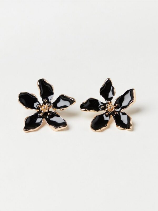 Flower earrings - 8604894-80