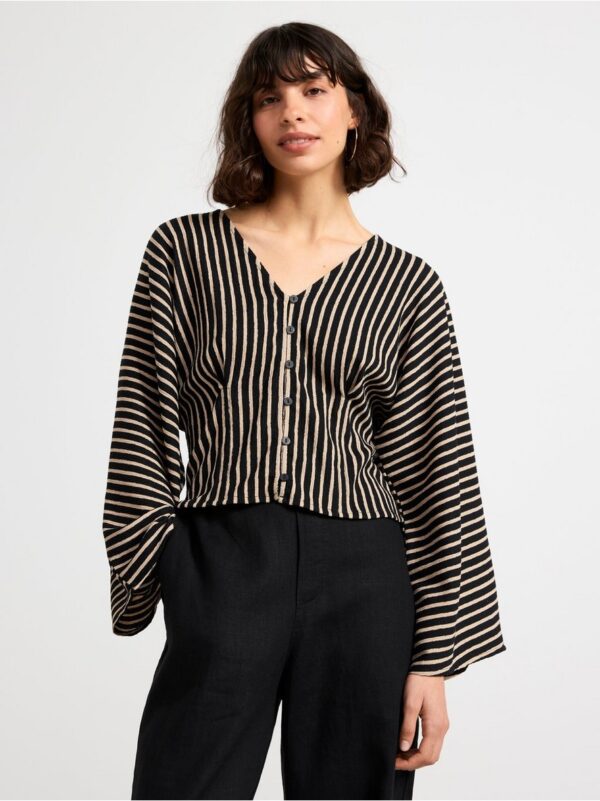 Textured jersey blouse - 8605255-80