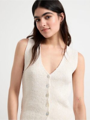 Knitted vest - 8615668-300