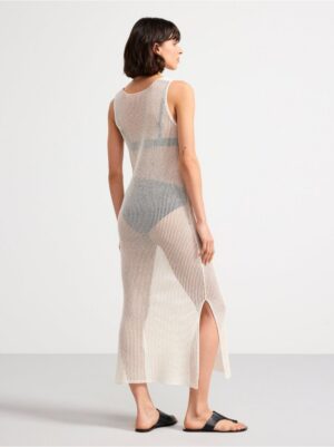 Sleeveless knitted dress - 8626253-9609