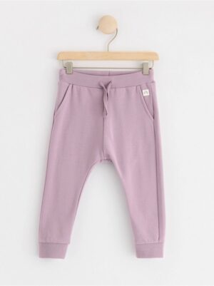Joggers with brushed inside - 8201844-8121