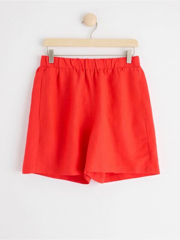 Linen blend shorts - 8557505-7432
