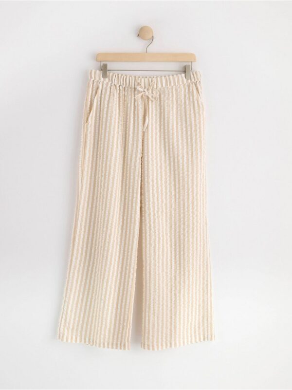 Seersucker pyjama trousers - 8579929-5329