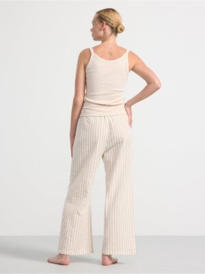 Seersucker pyjama trousers - 8579929-5329