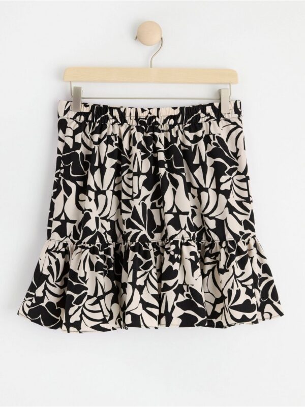Mini skirt with flounces - 8581020-7403