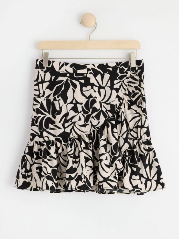 Mini skirt with flounces - 8581020-7403