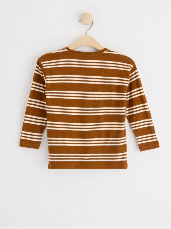 Long sleeve top with stripes - 8592083-2723