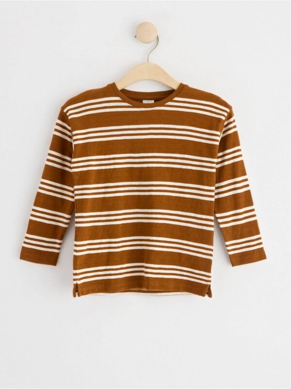 Long sleeve top with stripes - 8592083-2723