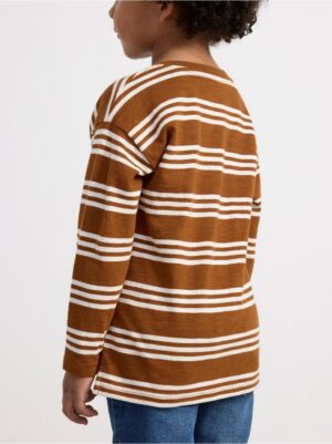 Long sleeve top with stripes - 8592083-2723